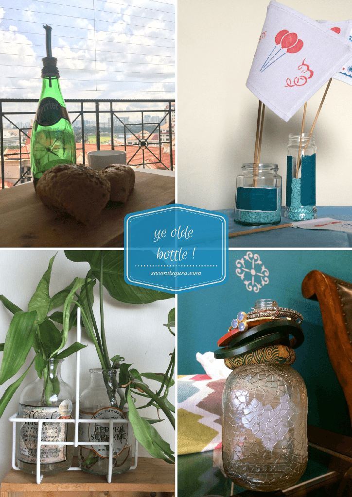 reuse and recycle old jars and bottles - ideas list