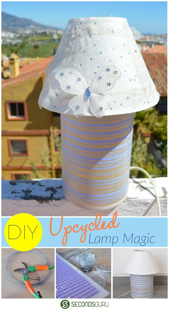 DIY | Upcycled Lamp Magic- Light up your kid’s world with this DIY lamp that would also add an adorable touch to his or her room. Click through to read more .