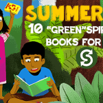 Our pick of 10 green books to read to your kids this summer! These Earth-friendly stories will inspire budding environmentalists, teach little ones about sustainability and encourage them to be kind to Mother Nature.