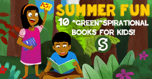 Our pick of 10 green books to read to your kids this summer! These Earth-friendly stories will inspire budding environmentalists, teach little ones about sustainability and encourage them to be kind to Mother Nature.