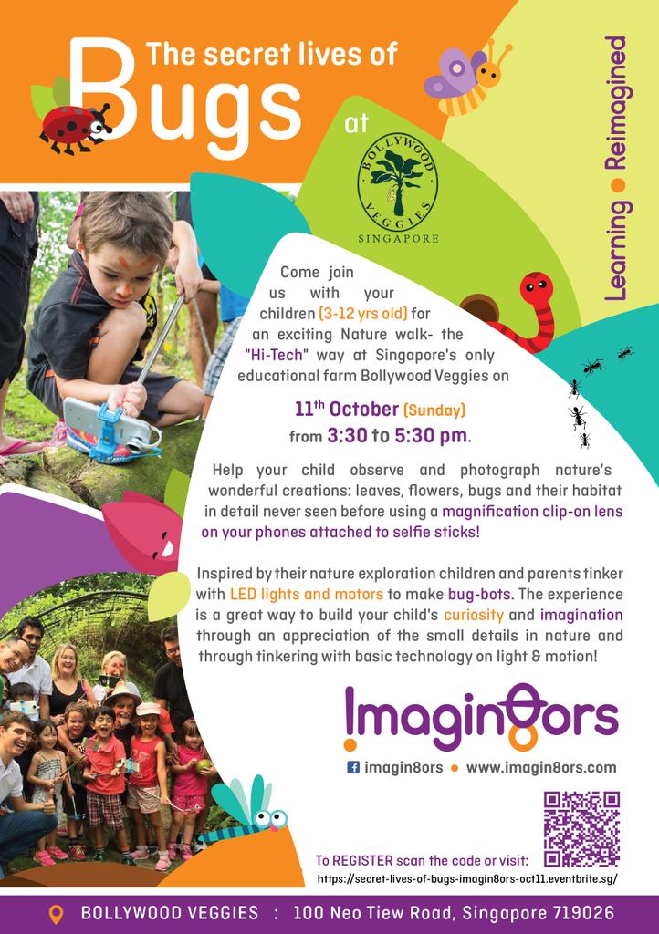 Events Singapore - The secret lives of bugs by Imagina8ors
