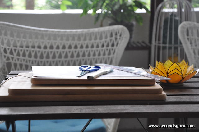 easy wooden cutting board DIY