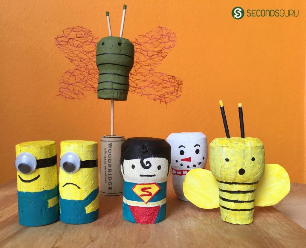 Turn wine corks into child's play this summer break! Create miniature minions and superheroes, rafts, and more in these craft activities