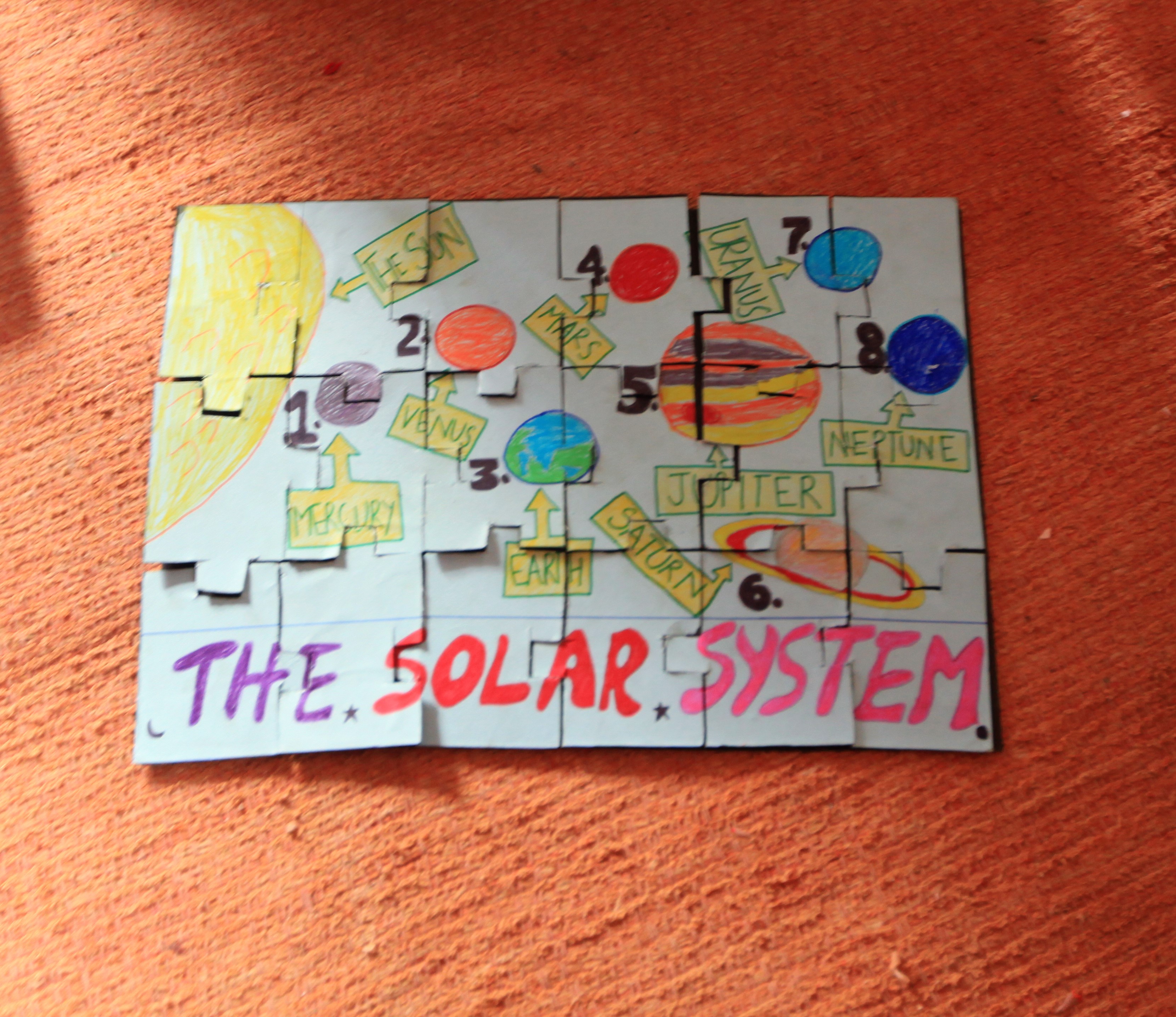 Make It Yourself Solar System Jigsaw Puzzle Secondsguru