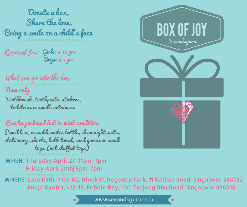 box of Joy secondsguru preloved items for kids (1)