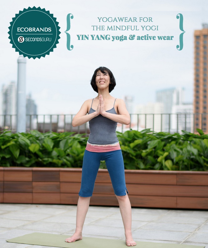 EcoBrands | Yin Yong Yoga and active wear collection for the mindful yogi. Featured here: Organic Lady Camisole and Bali Half Leggings