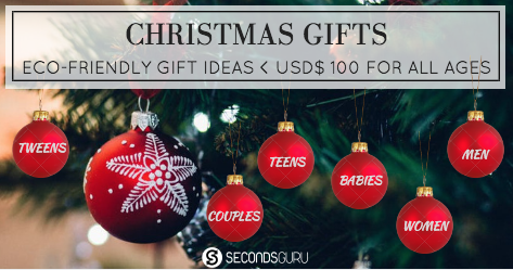 secondsguru eco friendly christmas gift list for kids babies teenager men women couple