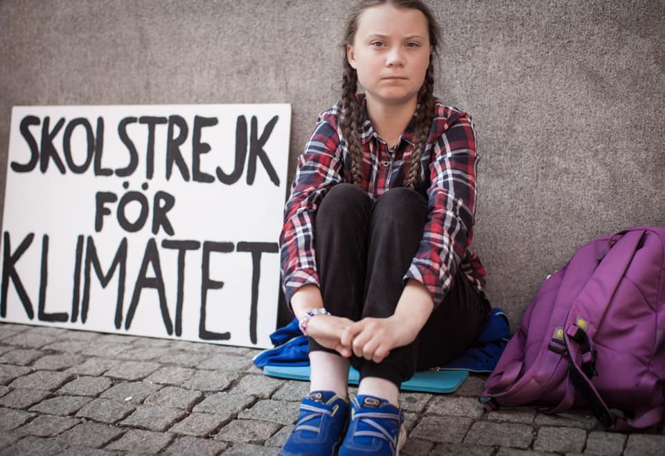 Greta Thunberg School strike 4 Climate