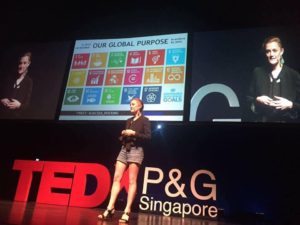 Jacqui Hocking at TED talk in SG