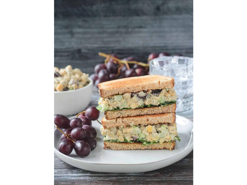 vegan healthy sandwich lunchbox recipe